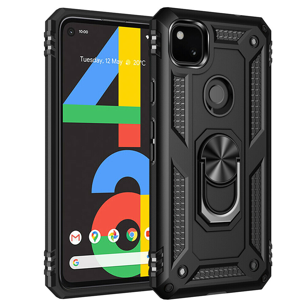 Étui à bague hybride pour Google Pixel 4a 4G