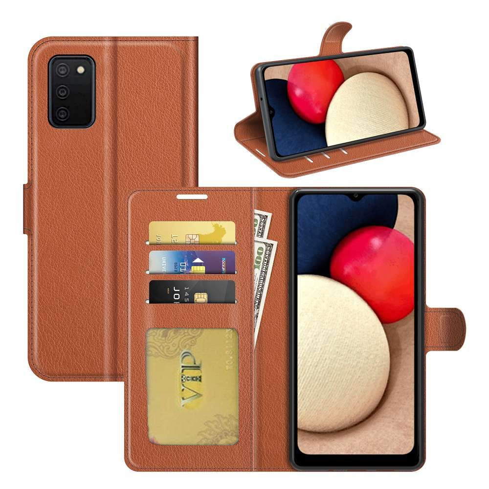 Etui Portefeuille Folio en Cuir pour Samsung Galaxy A03s