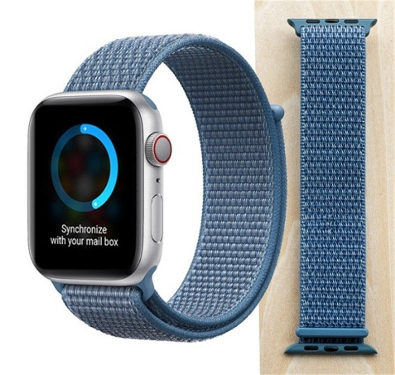 Bracelet de rechange en nylon avec boucle de sport pour Apple Watch iWatch