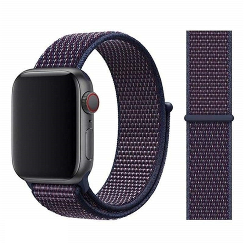 Bracelet de rechange en nylon avec boucle de sport pour Apple Watch iWatch