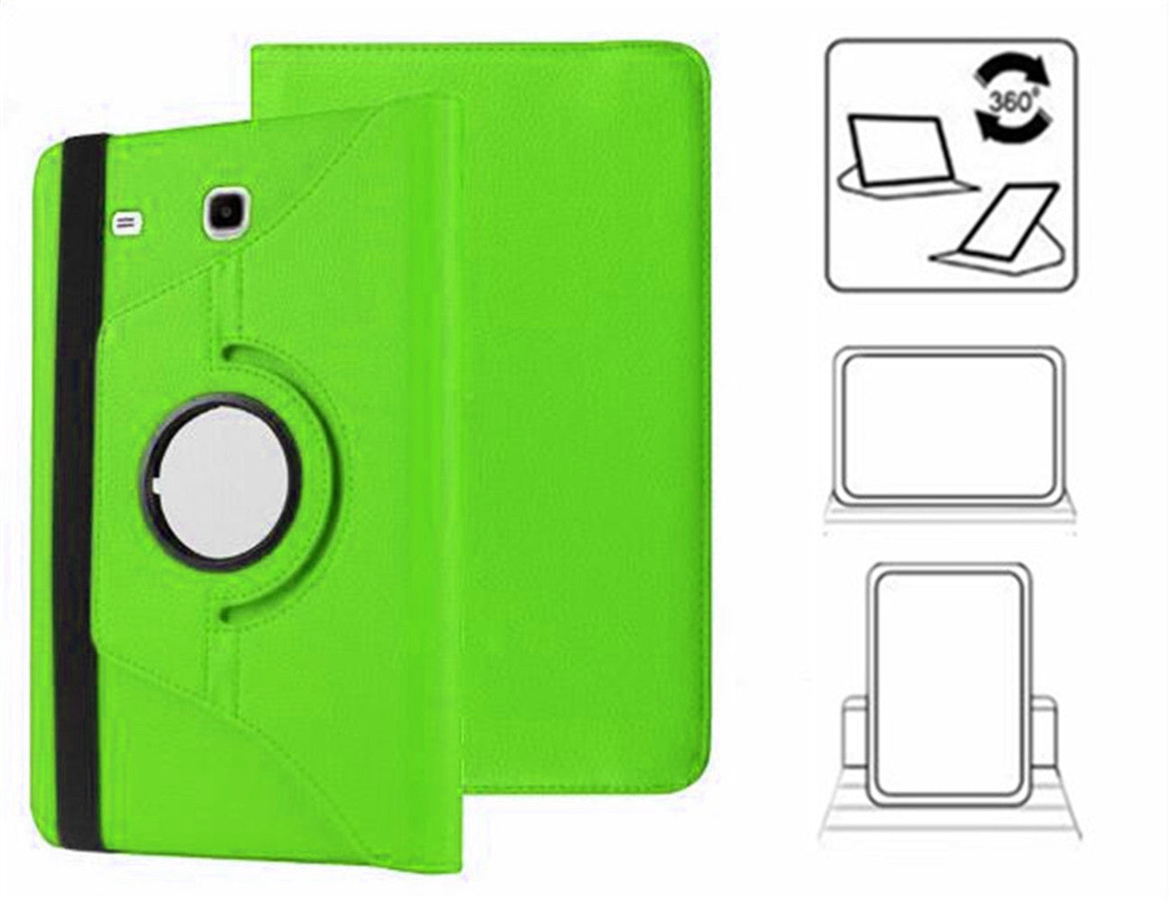 Rotating Folio Case for Samsung Tablet Tab E 8.0