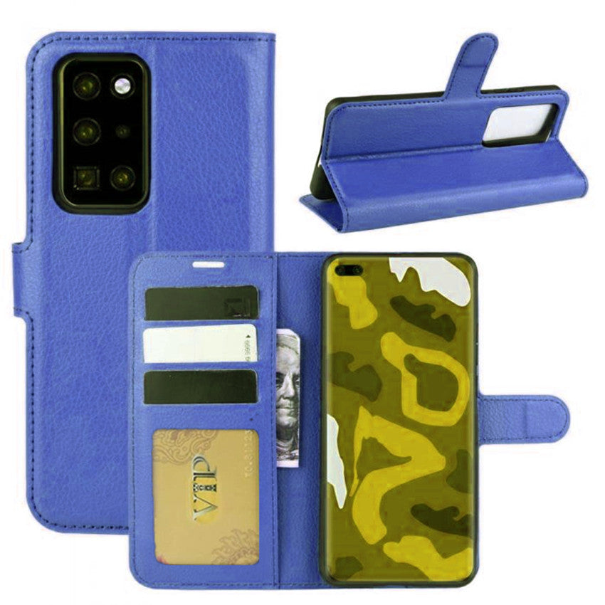 Etui Portefeuille Folio en Cuir pour Huawei P40