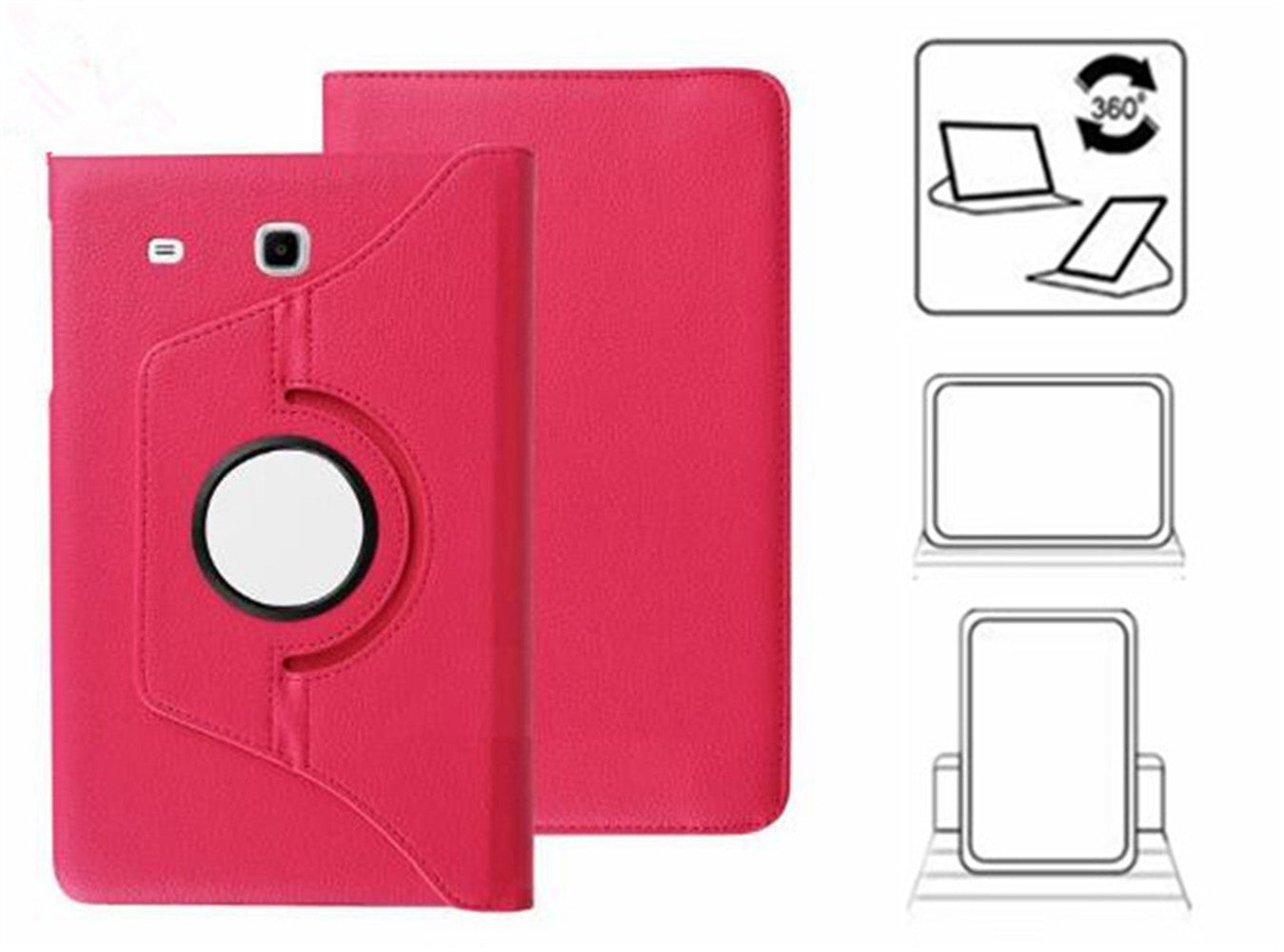 Rotating Folio Case for Samsung Tablet Tab E 8.0