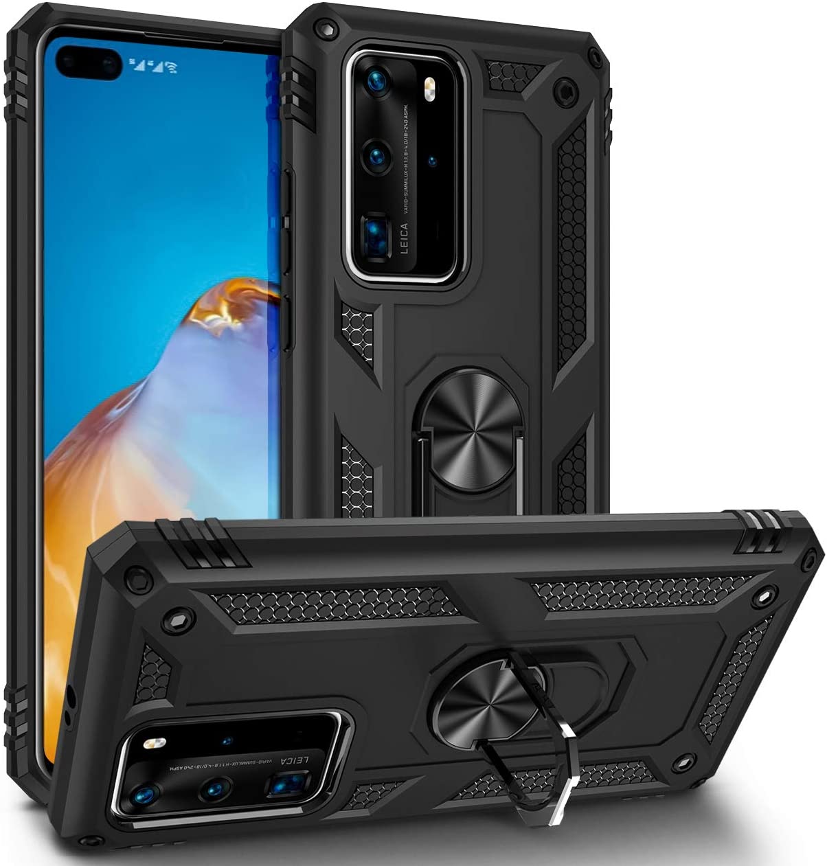 Coque Anneau Hybride pour Huawei P40 Pro