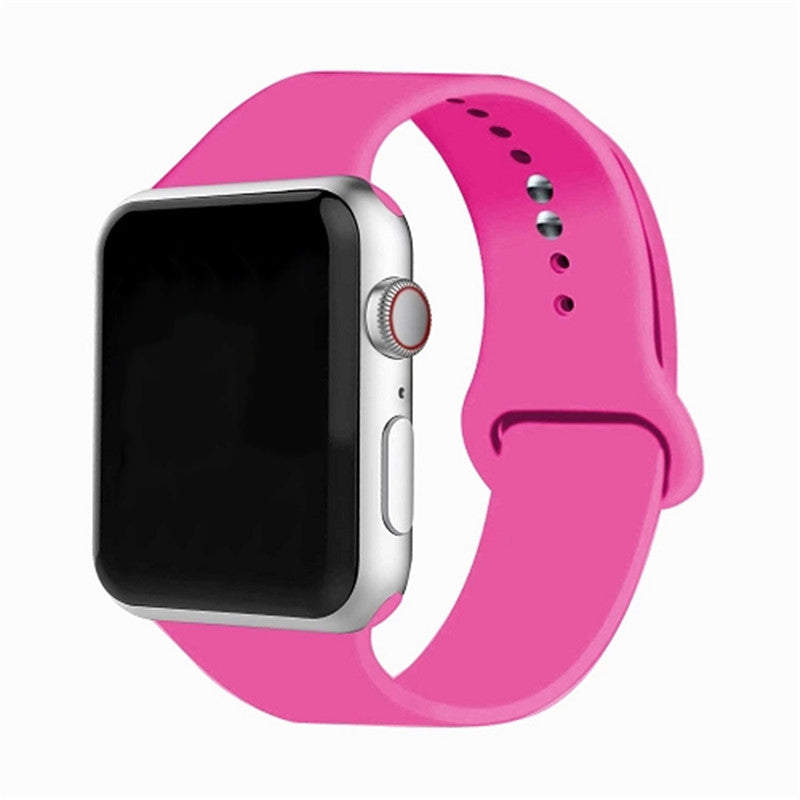 Bracelet de rechange en silicone souple pour Apple Watch iWatch