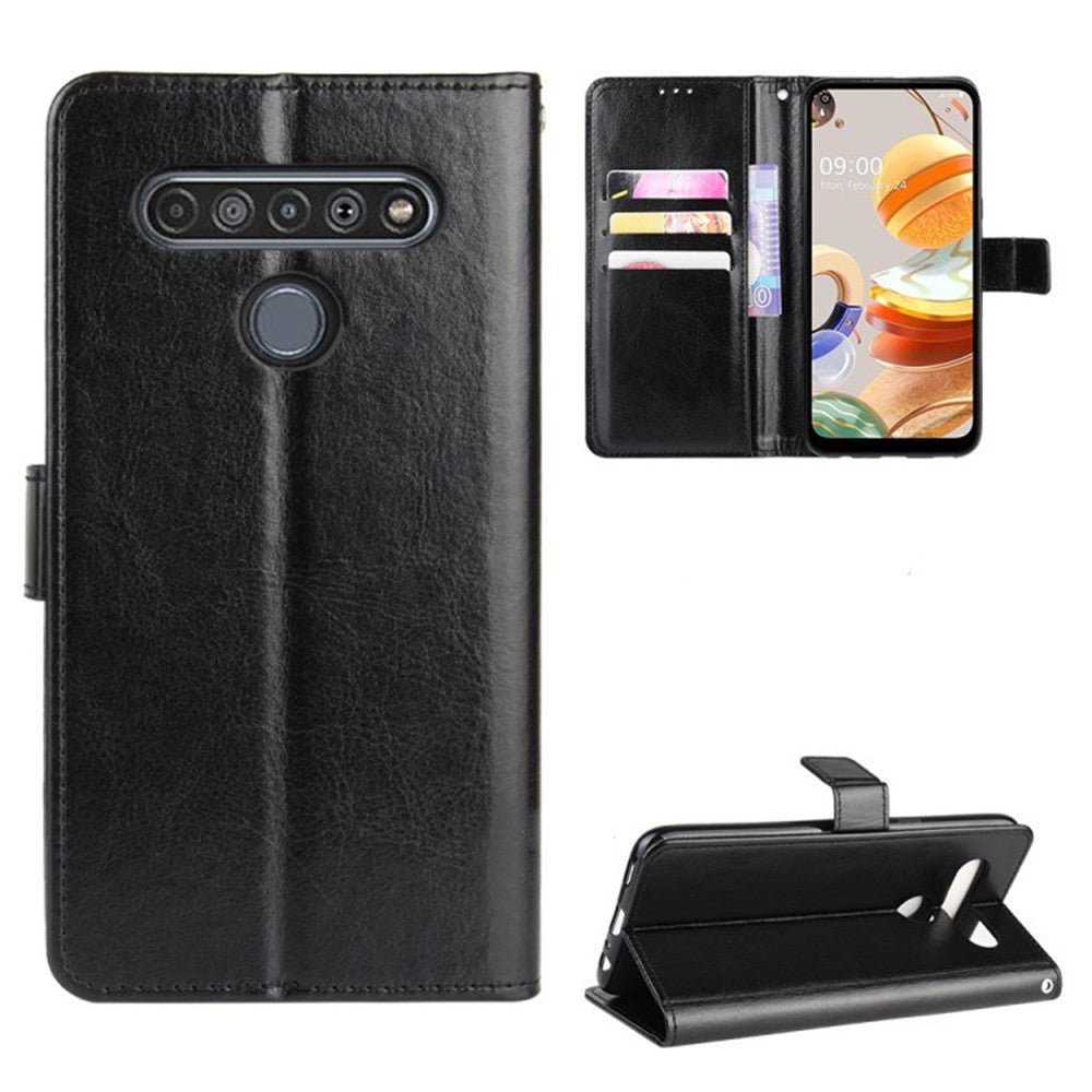 Leather Folio Wallet Case for LG K41s / K51s