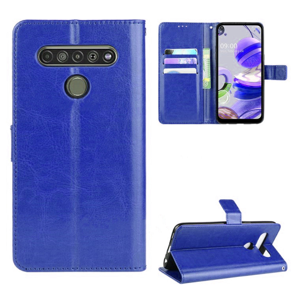 Leather Folio Wallet Case for LG K41s / K51s