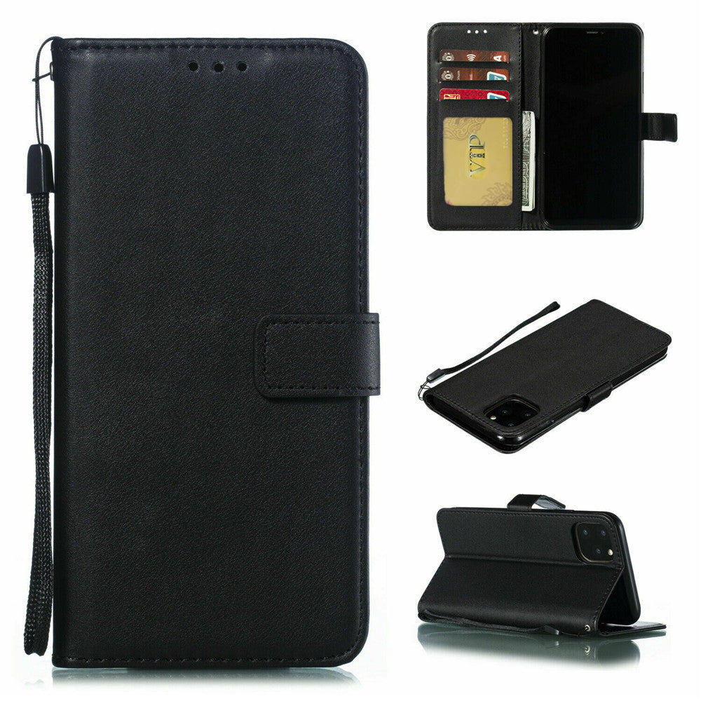 Leather Folio Wallet Case for iPhone 11 Pro