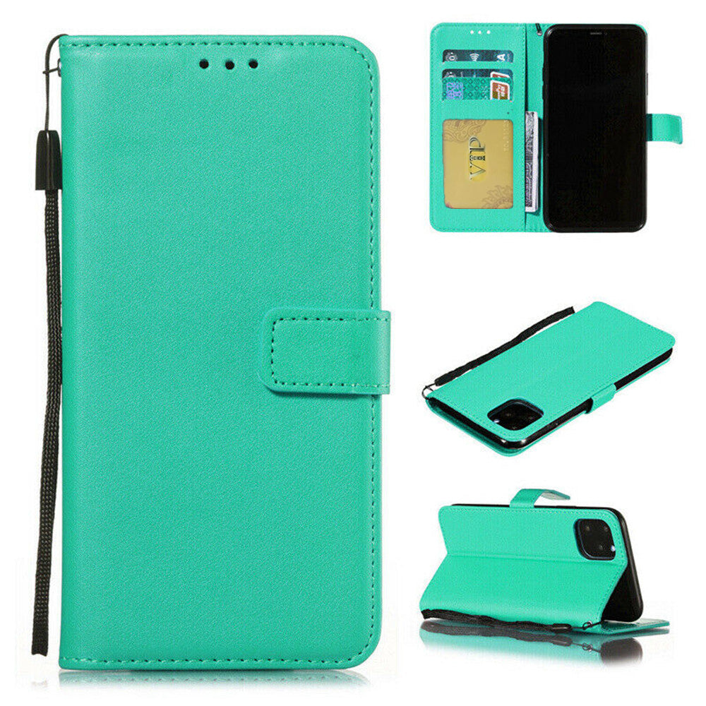 Leather Folio Wallet Case for iPhone 11 Pro