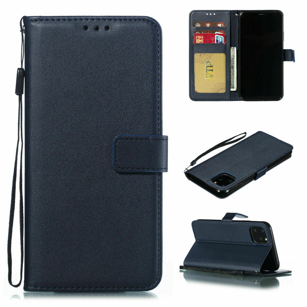 Leather Folio Wallet Case for iPhone XS Max