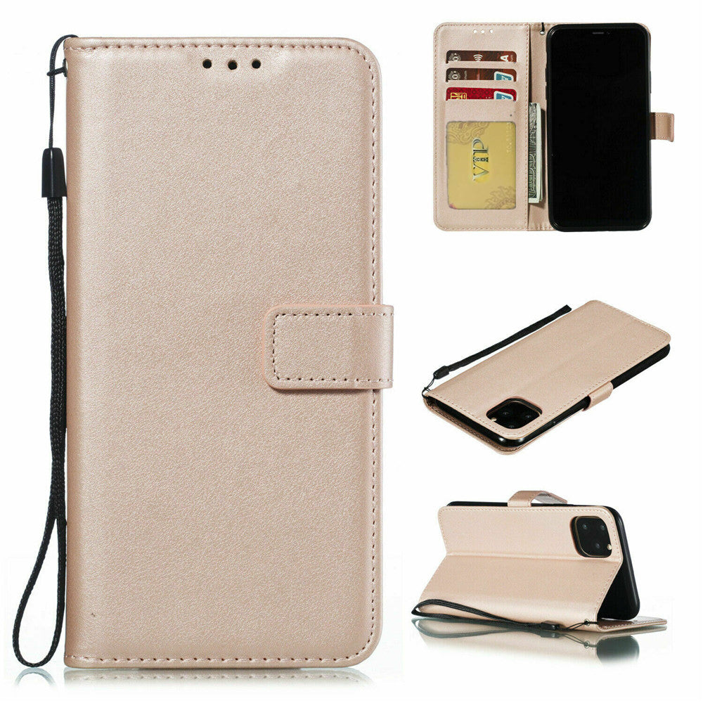 Leather Folio Wallet Case for iPhone 11 Pro