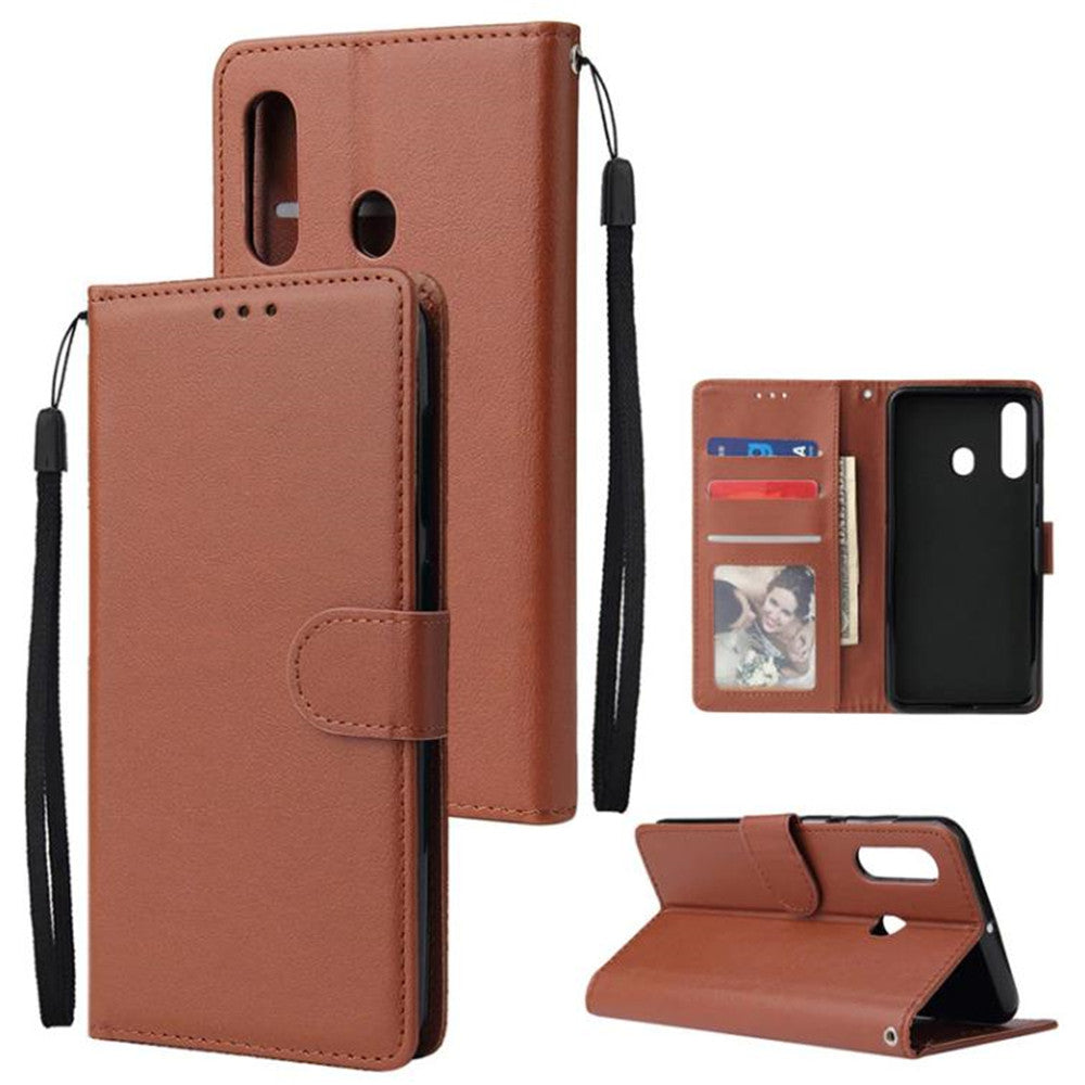 Leather Folio Wallet Case for Samsung Galaxy A10e / A20e