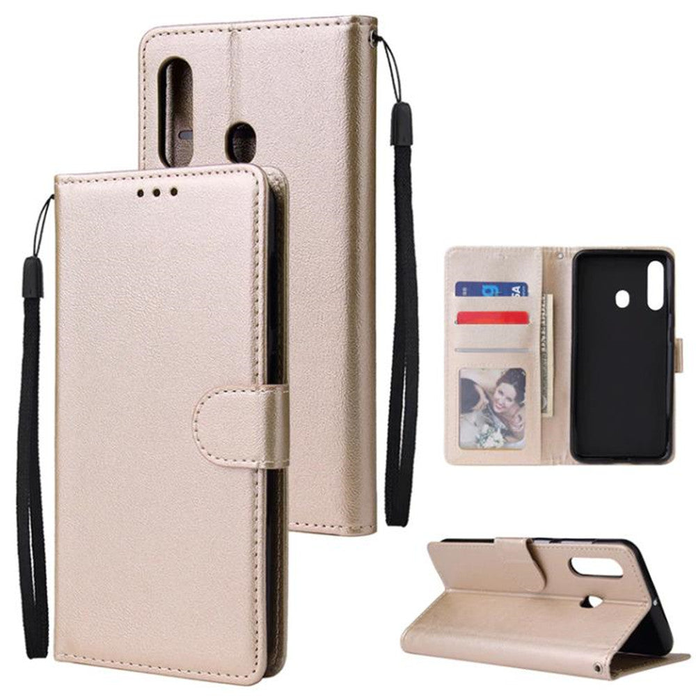 Etui Portefeuille Folio en Cuir pour Samsung Galaxy A10e / A20e