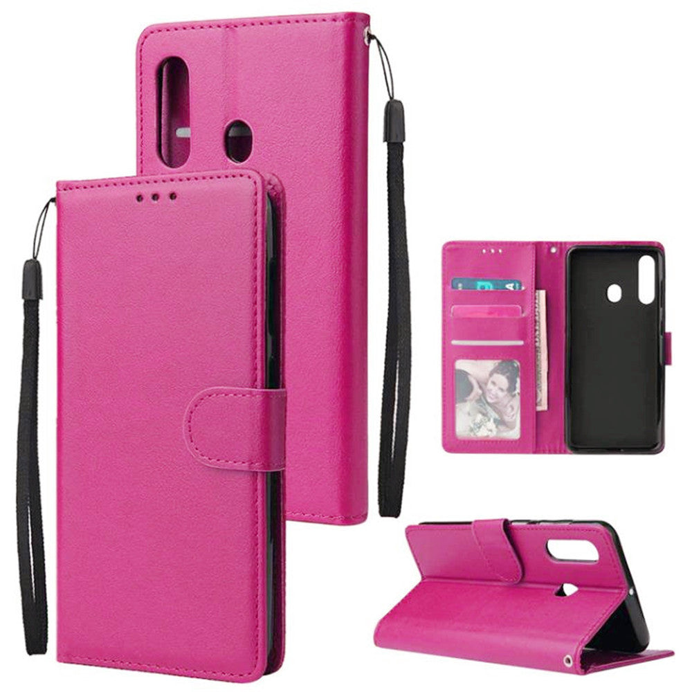 Etui Portefeuille Folio en Cuir pour Samsung Galaxy A10e / A20e