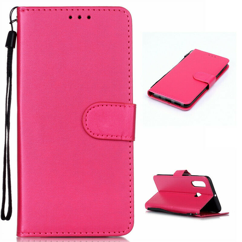 Leather Folio Wallet Case for Huawei P30 Lite