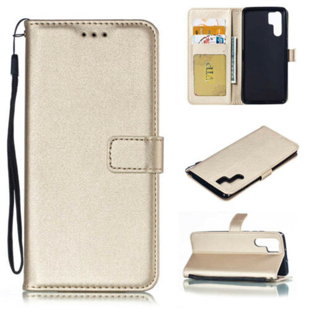 Leather Folio Wallet Case for Huawei P30 Pro