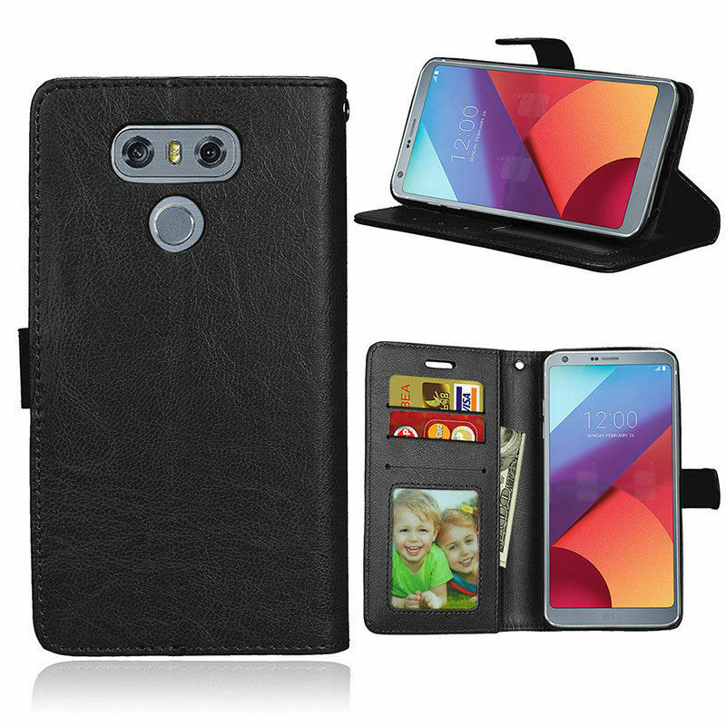 Leather Folio Wallet Case for LG G5