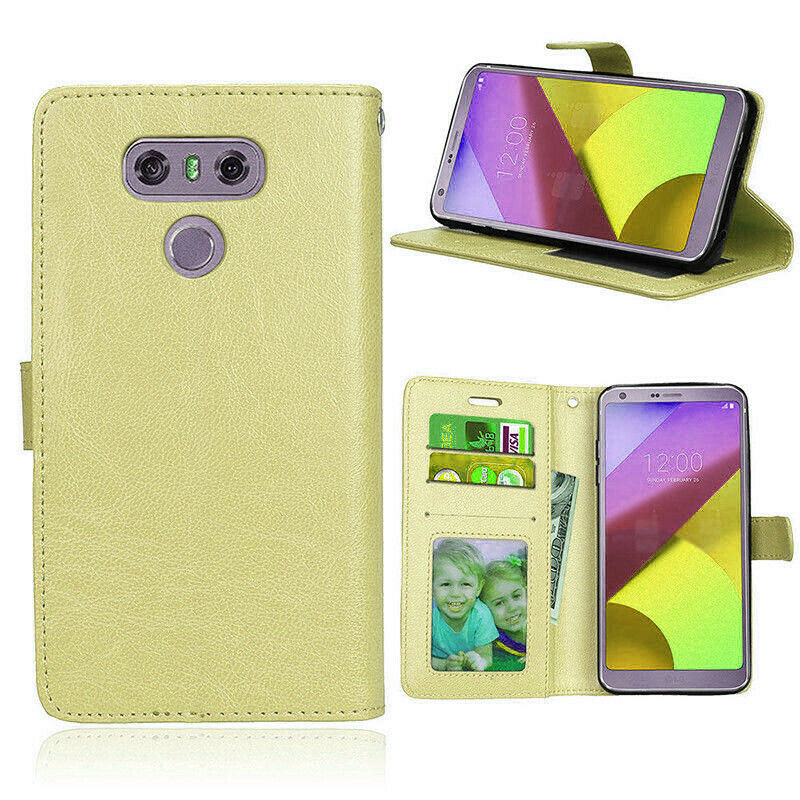 Leather Folio Wallet Case for LG G5