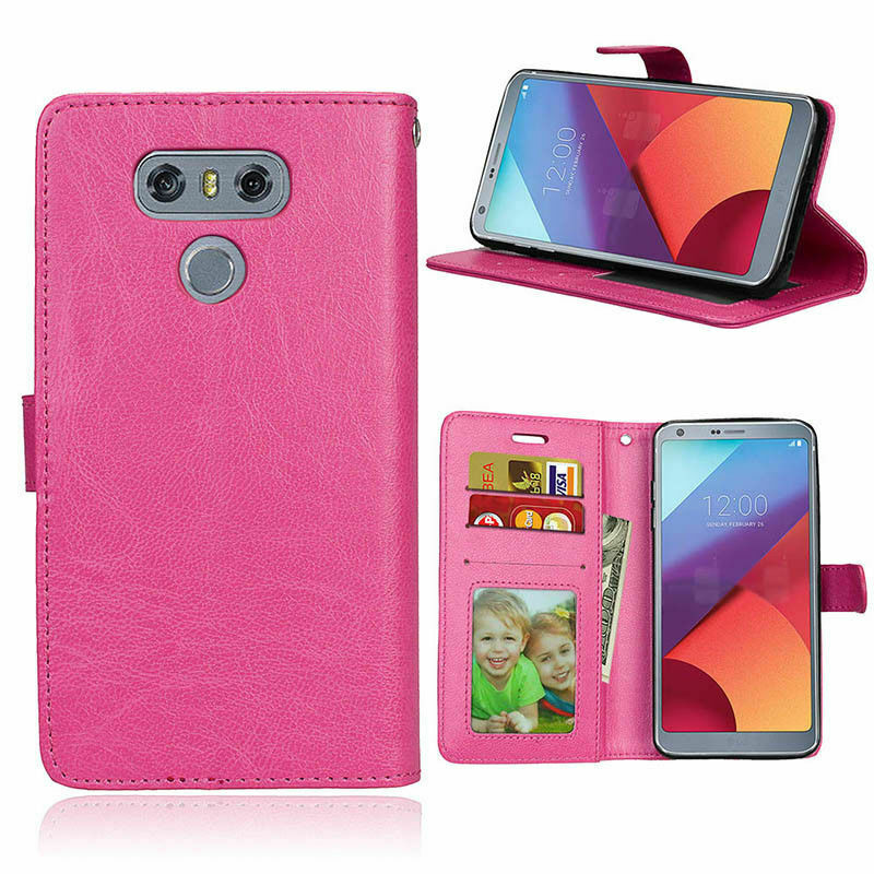 Leather Folio Wallet Case for LG G5