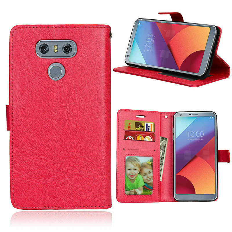 Leather Folio Wallet Case for LG G5