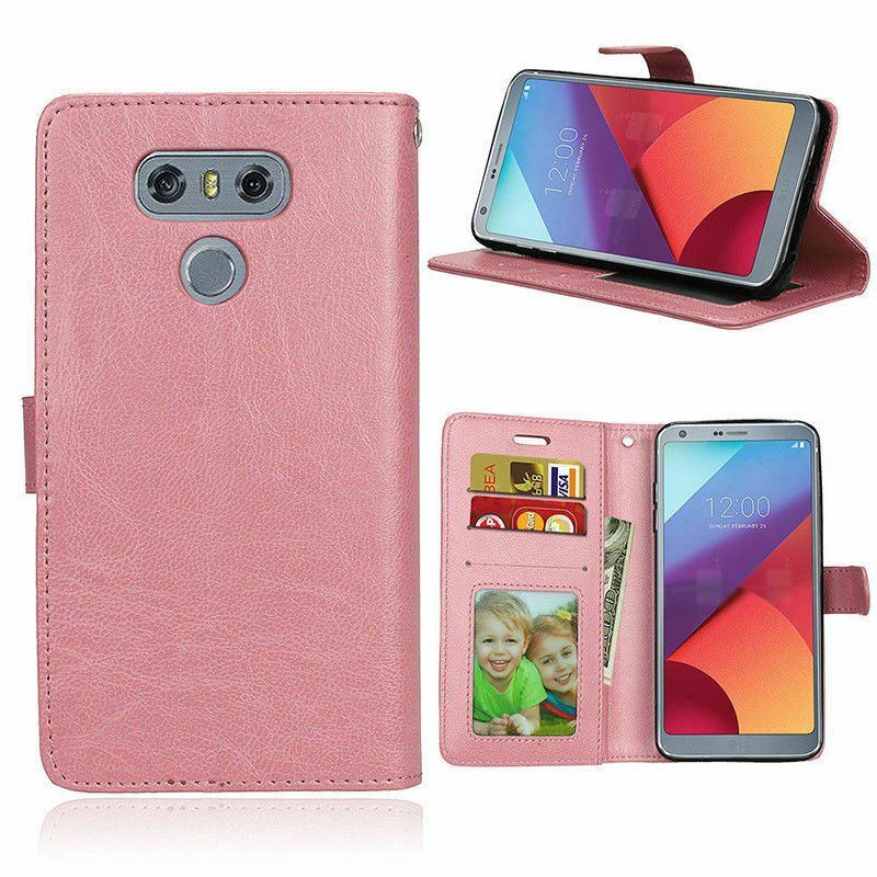 Leather Folio Wallet Case for LG G5