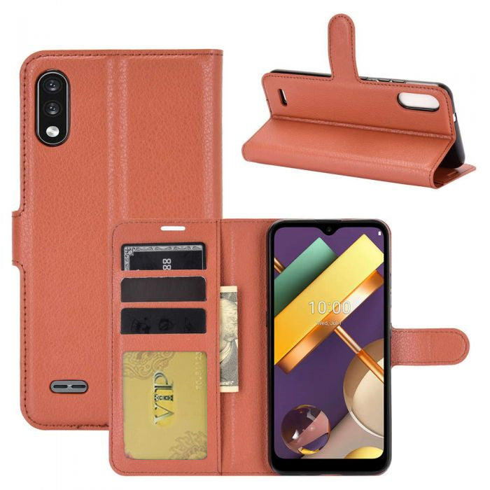 Leather Folio Wallet Case for LG K22 (2020) / K32