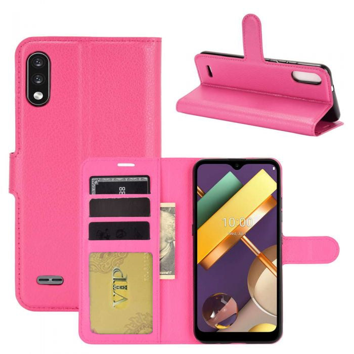 Leather Folio Wallet Case for LG K22 (2020) / K32