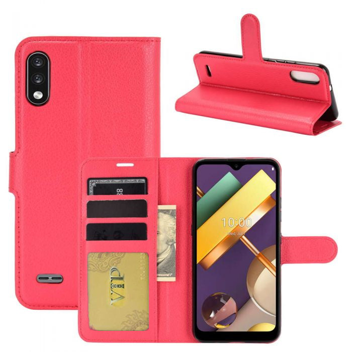 Leather Folio Wallet Case for LG K22 (2020) / K32