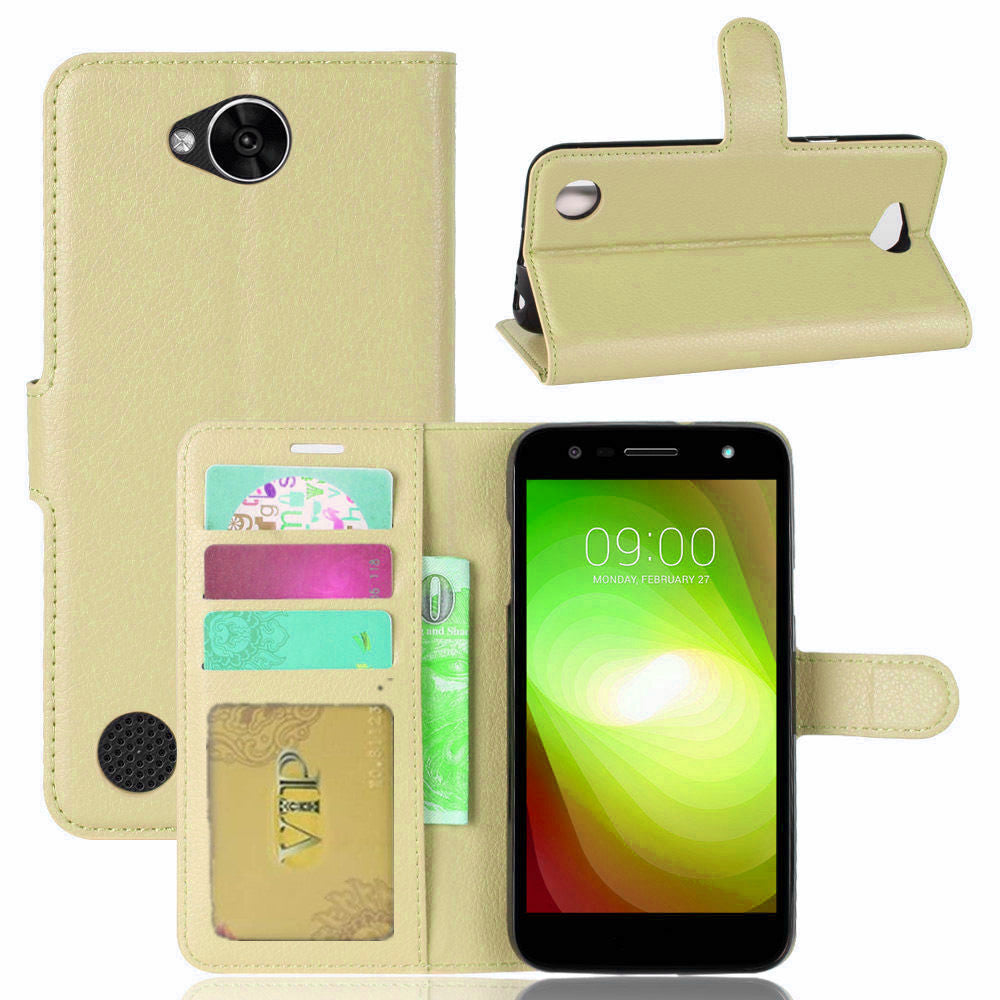 Leather Folio Wallet Case for LG X Power 2