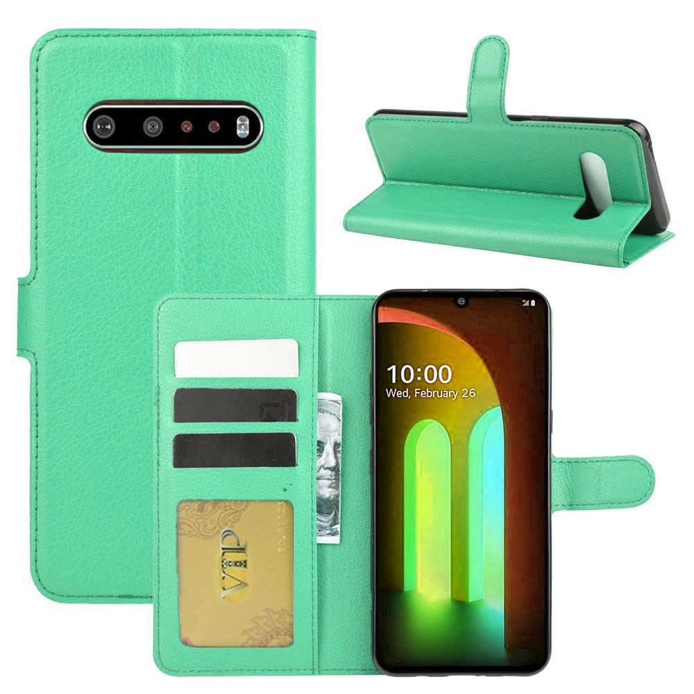 Leather Folio Wallet Case for LG V60