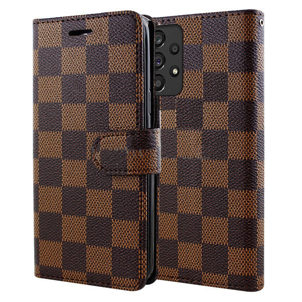 Leather Folio Wallet Case for Samsung Galaxy A53 5G