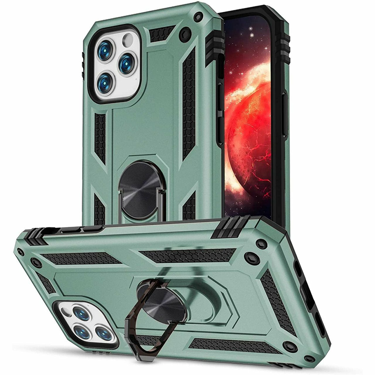 Coque à anneau hybride pour iPhone 13 Pro