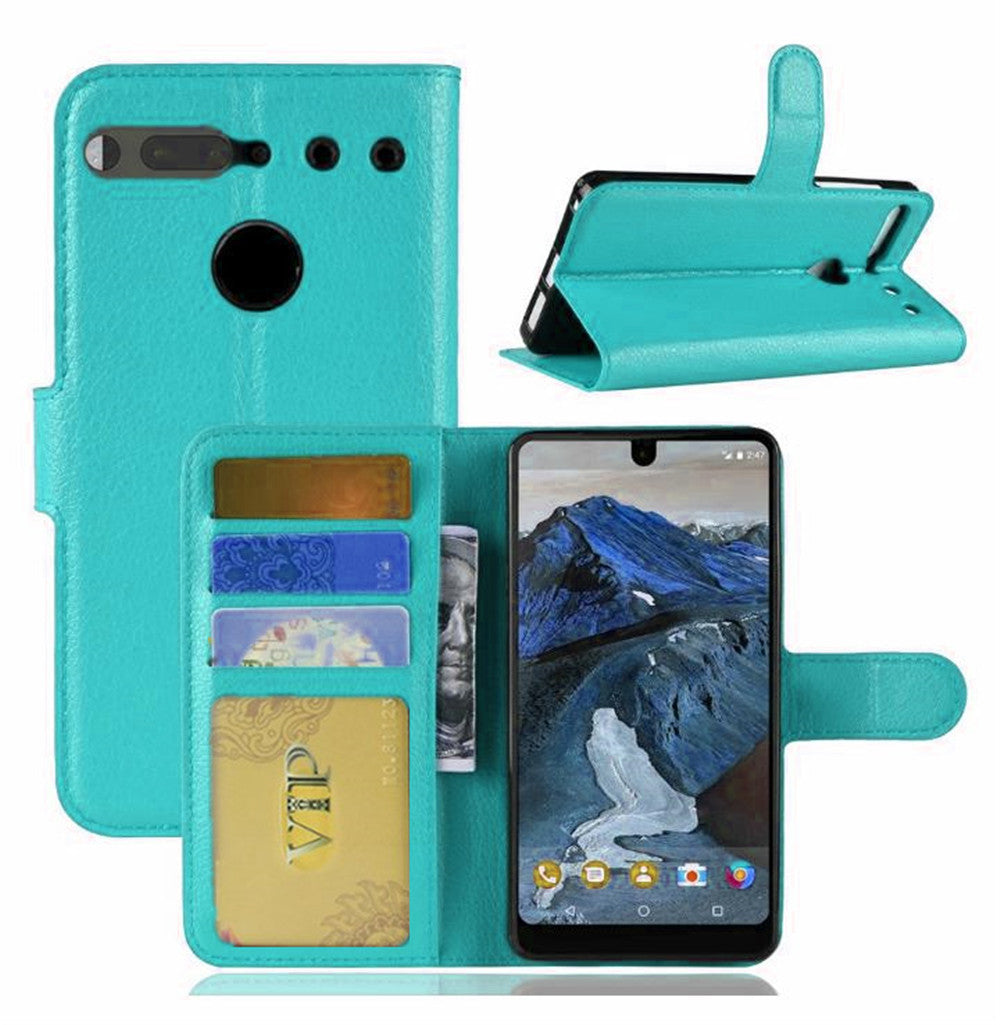 Leather Folio Wallet Case for Essential Phone PH-1