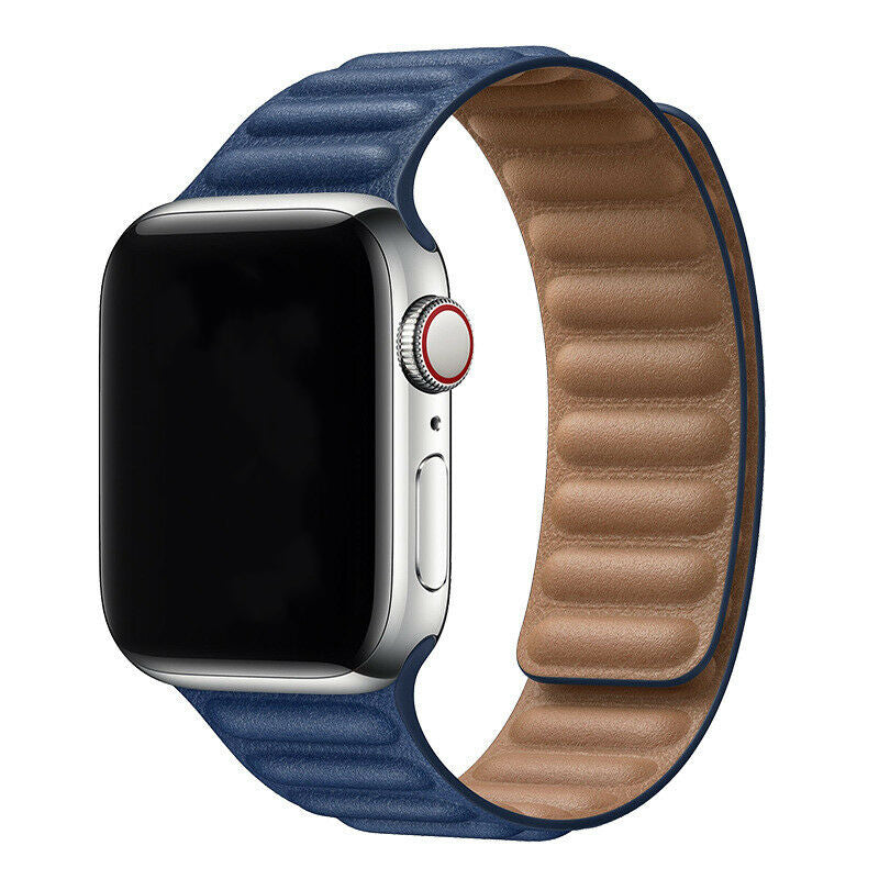 Leather Link Replacement Band Strap for Apple Watch iWatch