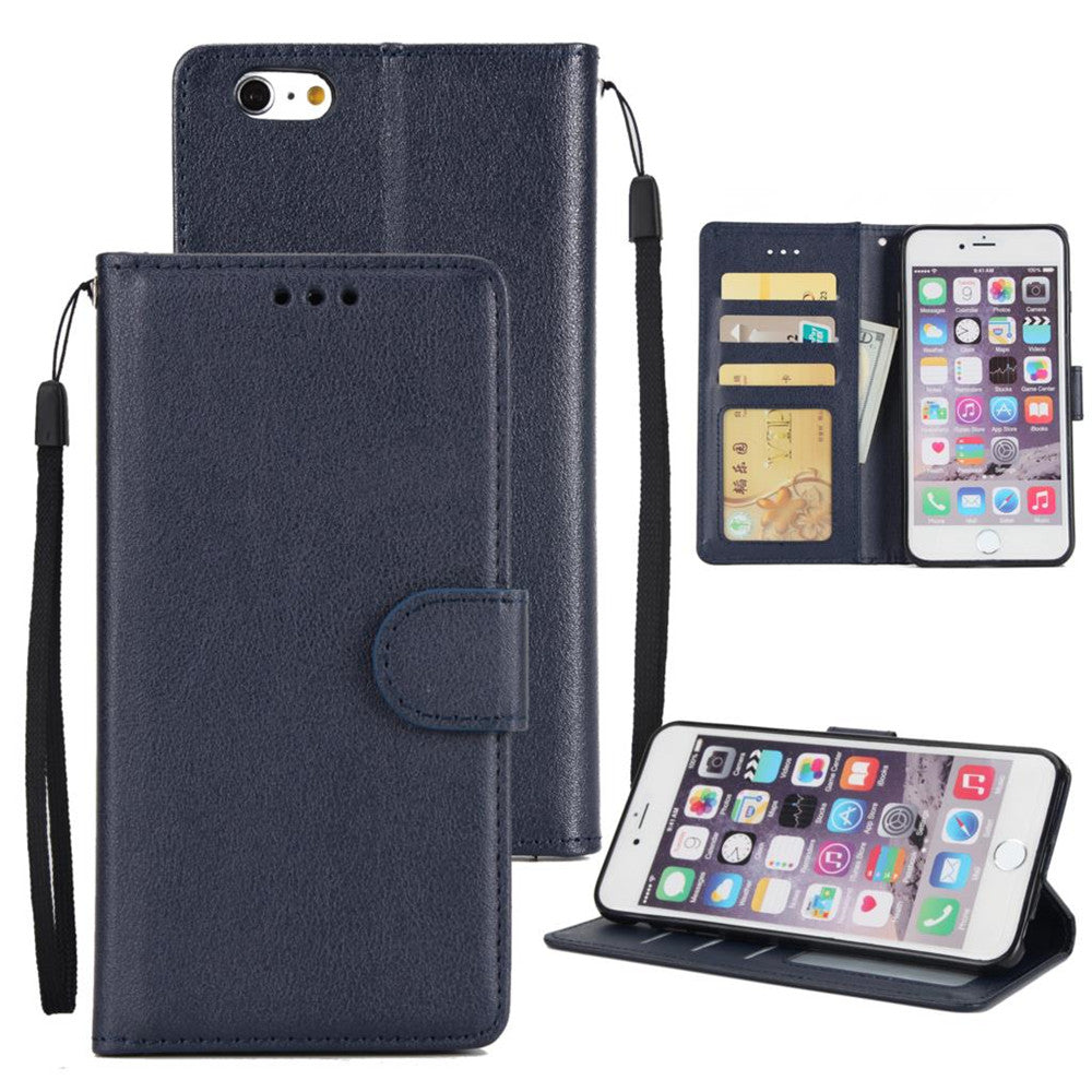 Leather Folio Wallet Case for iPhone 7 Plus / 8 Plus