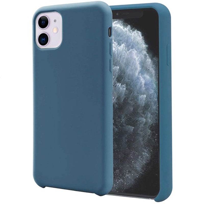 Coque en silicone liquide pour iPhone 11