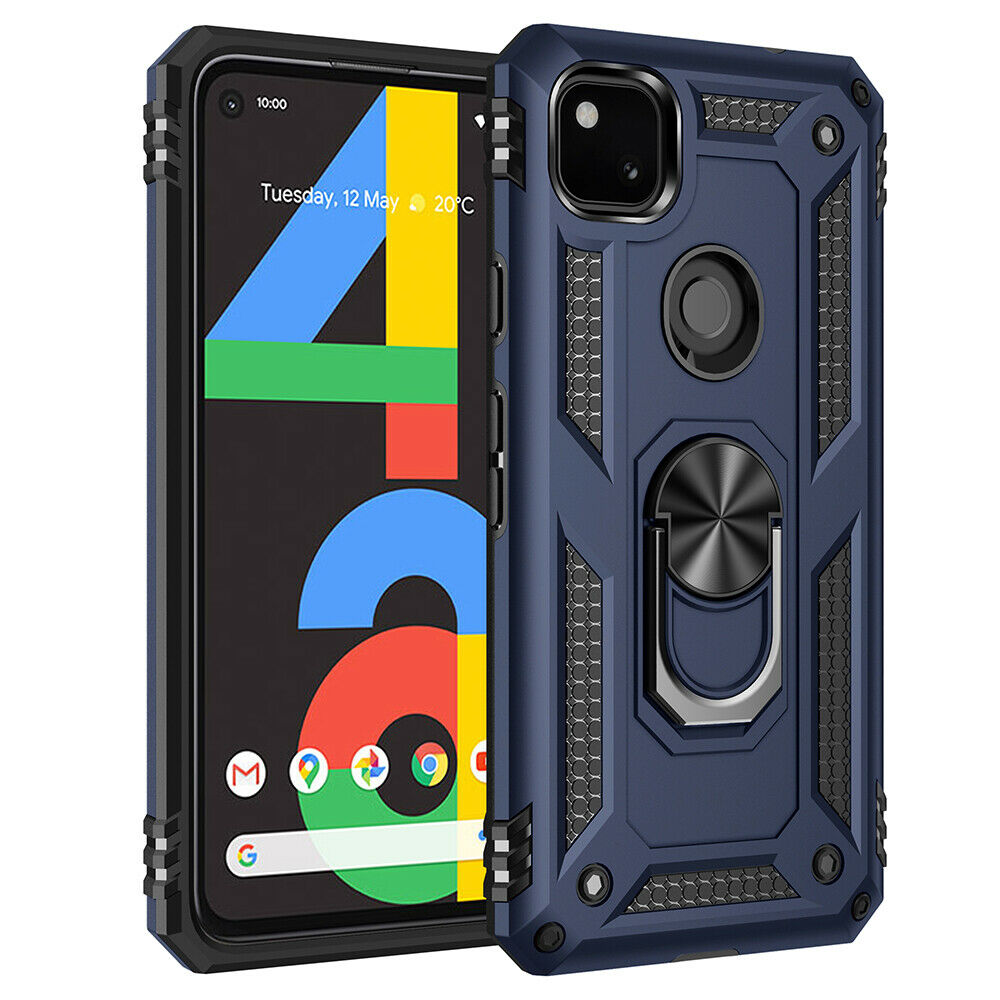 Étui à bague hybride pour Google Pixel 4a 4G