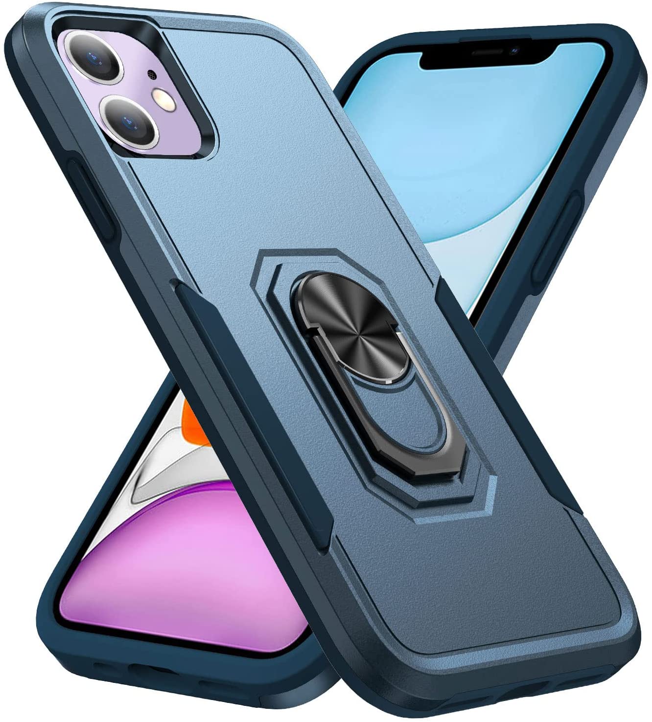 Heavy Duty Ring Case for iPhone 11