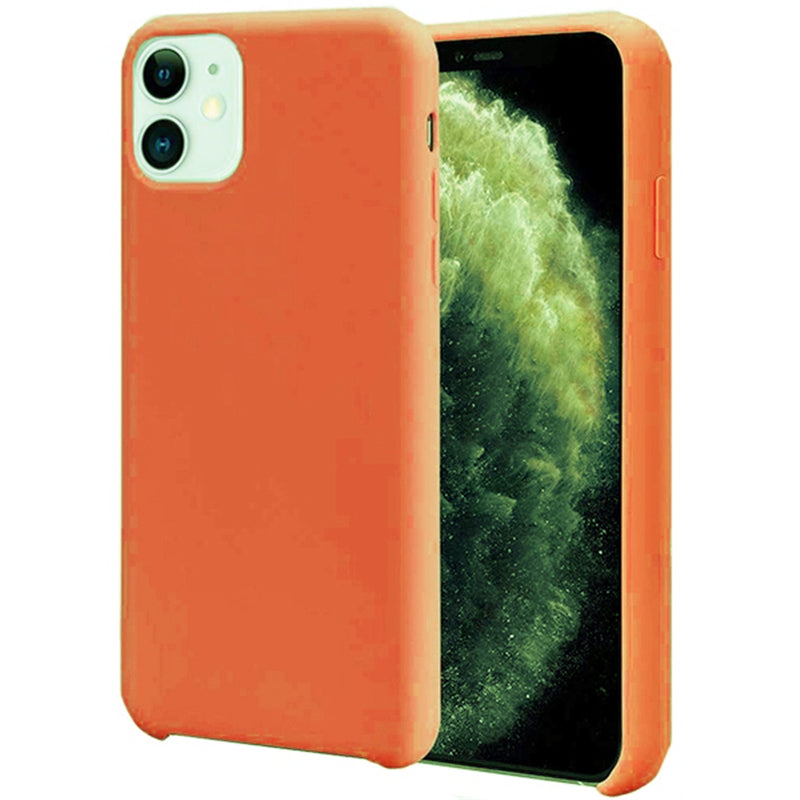 Coque en silicone liquide pour iPhone 11