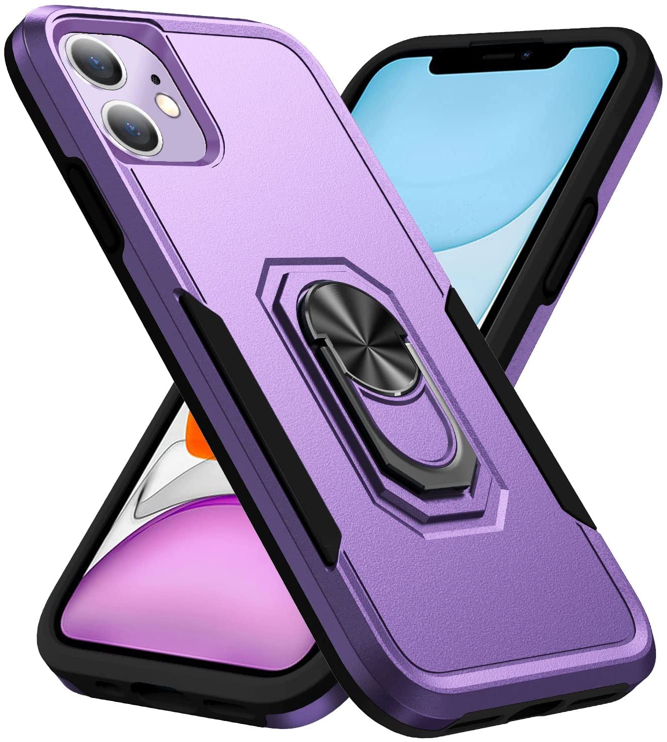 Heavy Duty Ring Case for iPhone 11