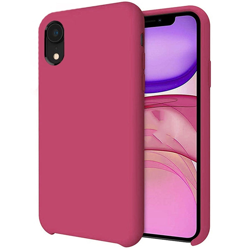 Coque en silicone liquide pour iPhone XR