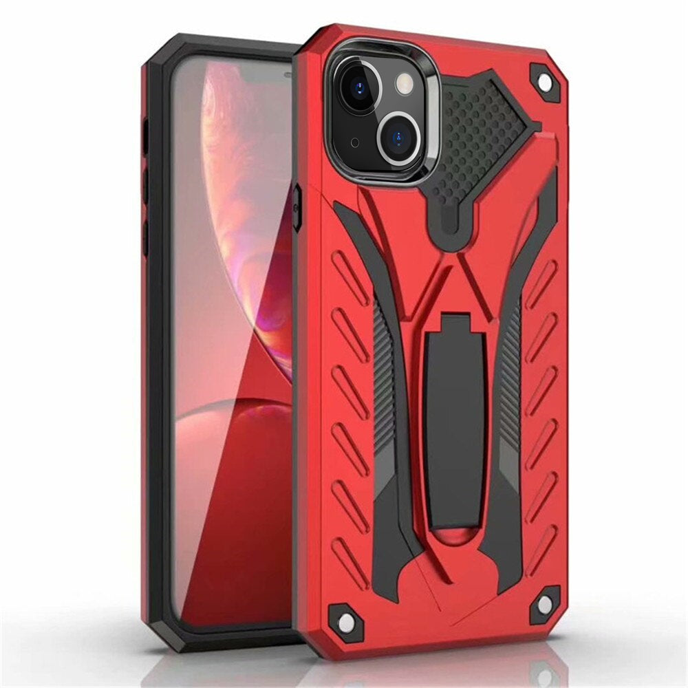 Rugged Kickstand Case for iPhone 13