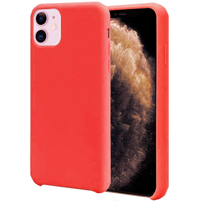 Coque en silicone liquide pour iPhone 11