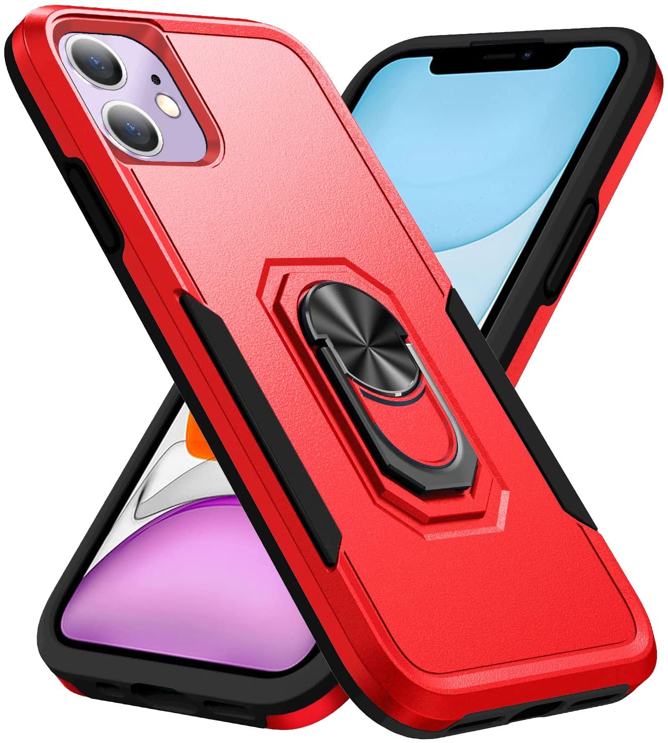 Heavy Duty Ring Case for iPhone 11