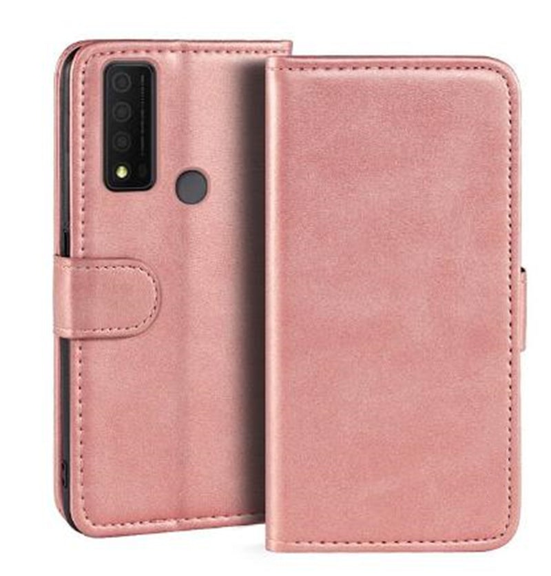 Leather Folio Wallet Case for TCL 30 XE 5G