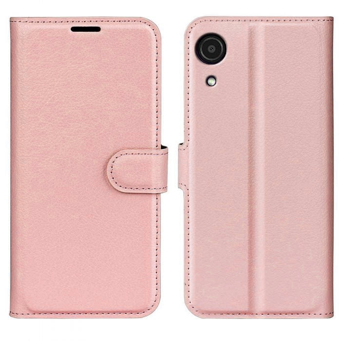 Leather Folio Wallet Case for Samsung Galaxy A03 Core