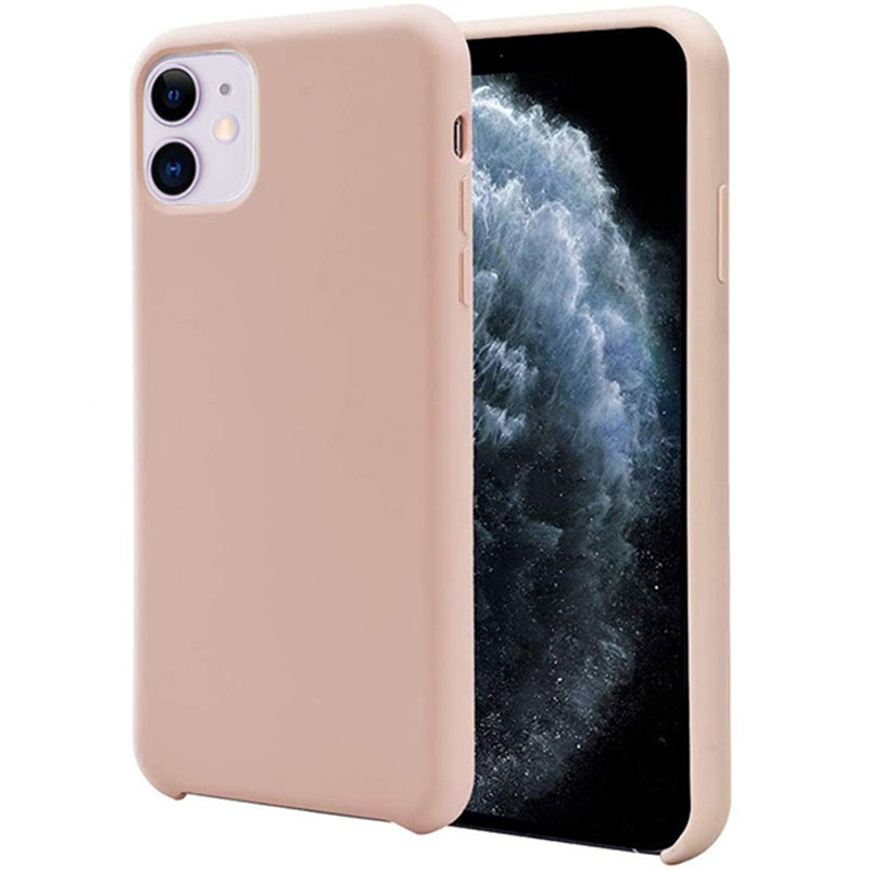 Coque en silicone liquide pour iPhone 11