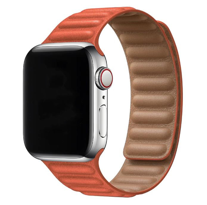 Leather Link Replacement Band Strap for Apple Watch iWatch