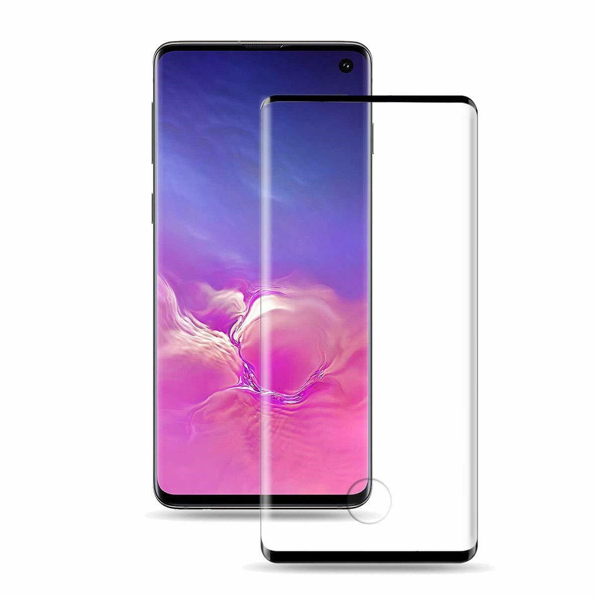 Protecteur d'écran en verre trempé incurvé à couverture complète pour Samsung Galaxy Note 10 Plus