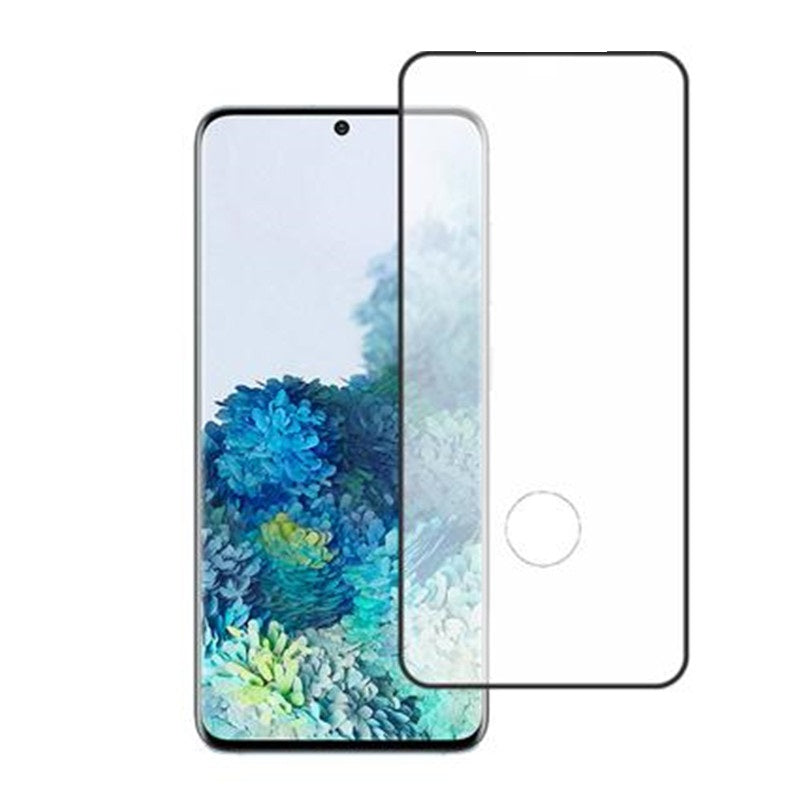 Protecteur d'écran en verre trempé incurvé à couverture complète pour Samsung Galaxy S20 Plus